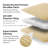 Southshore Fine Linens Vilano Oversized Quilt Set, Double-Brushed Microfiber Lightweight Quilted Bedding with Waffle Geometric Pattern and 2 Pillow Shams, Full/Queen, Gold-1001114990-1001114977