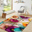 Tapis chic de type doux non tissé à motif floral et géométrique, idéal pour rehausser l'esthétique de votre décor-114333992