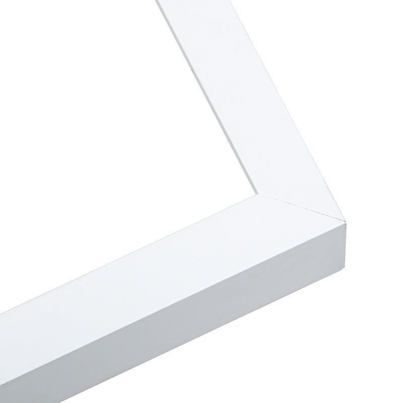 Camilya Solid Wood Shadow Box Picture Frame, White, 20" W x 20" H