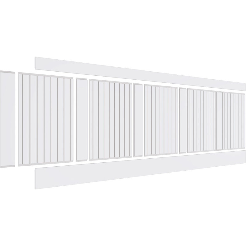 Ensemble de lambris en PVC, H 32 po x l 94,5 po x P 0,625 po