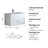 Fowlerville 36'' Single Bathroom Vanity with Ceramic Top