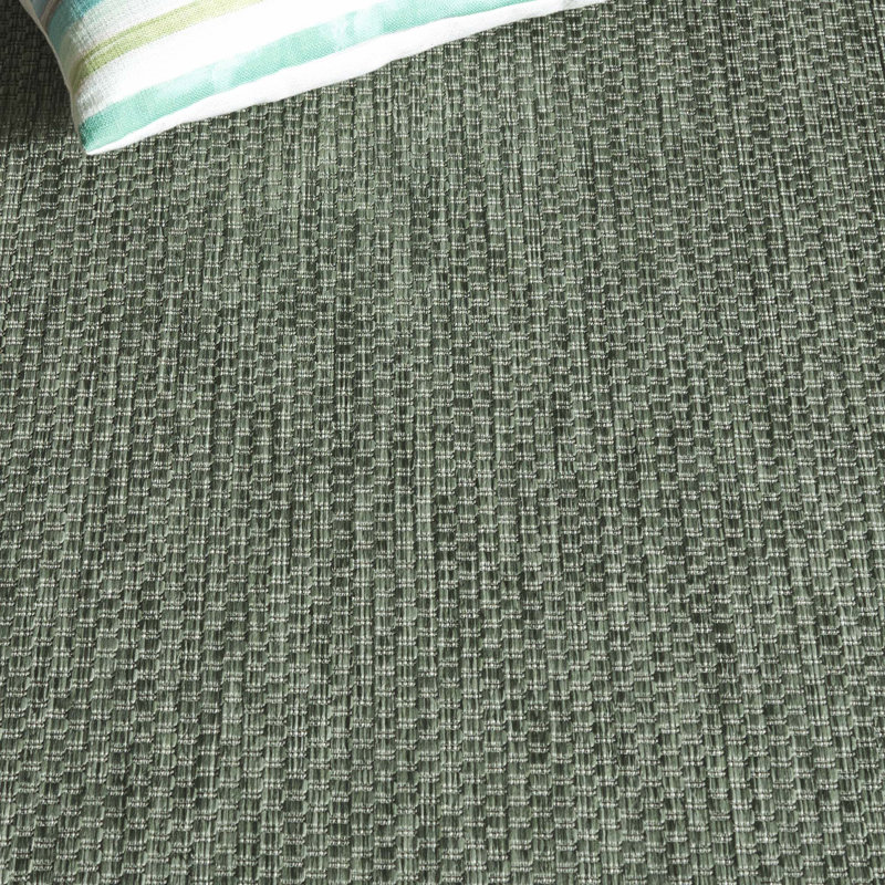 Tapis intérieur / extérieur vert Brihana 260, Rectangle 10' x 14'