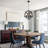 20" Farmhouse 3-Light Geometric Chandelier Dimmable
