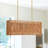 Dimmable Natural Rattan Kitchen Island Chandelier Pendant