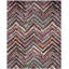 Tapis rouge / brun Gleno-19820715
