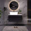Petit meuble-lavabo flottant simple 31,5 pouces avec lavabo