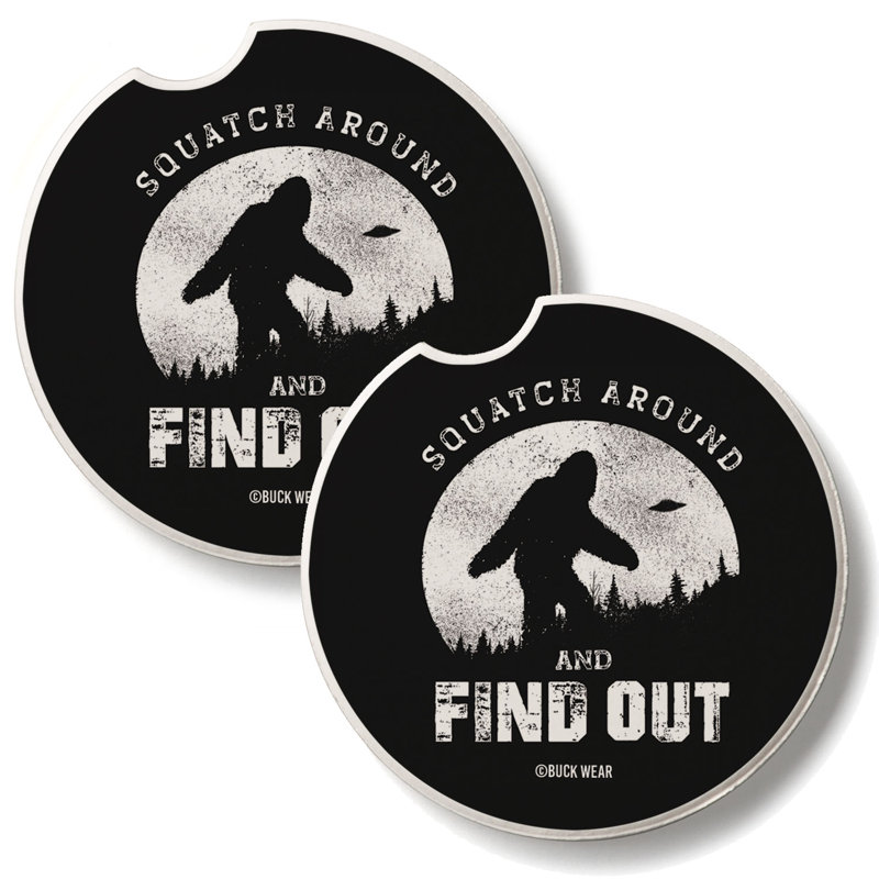 «Find Out», ensemble de 2 sous-verres en pierre
