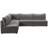 Ensoll Velvet L-Shaped Sectional Reversible-1496889927