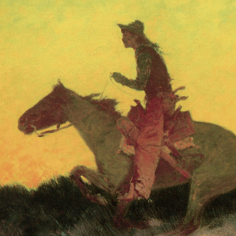 Contre le coucher de soleil, 1906 - reproduction d'art sur toile, H 17,75 po x l 22,75 po x P 1,25 po
