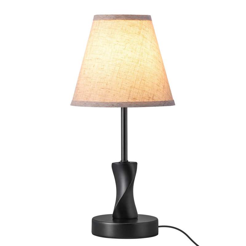 Metal Table Lamp, Beige