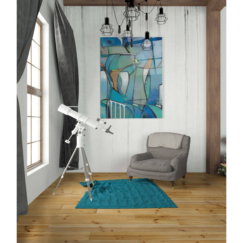 «Rose Bud I» par Tim Ottoole, art mural en verre acrylique, H 36 po x l 24 po x P 0,2 po