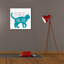  «Pawsome Cat» par Erin Clark, art mural sur toile, 12 po x 12 po-1270872342
