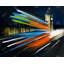 London Bus Long Exposure - impression encadrée contemporaine