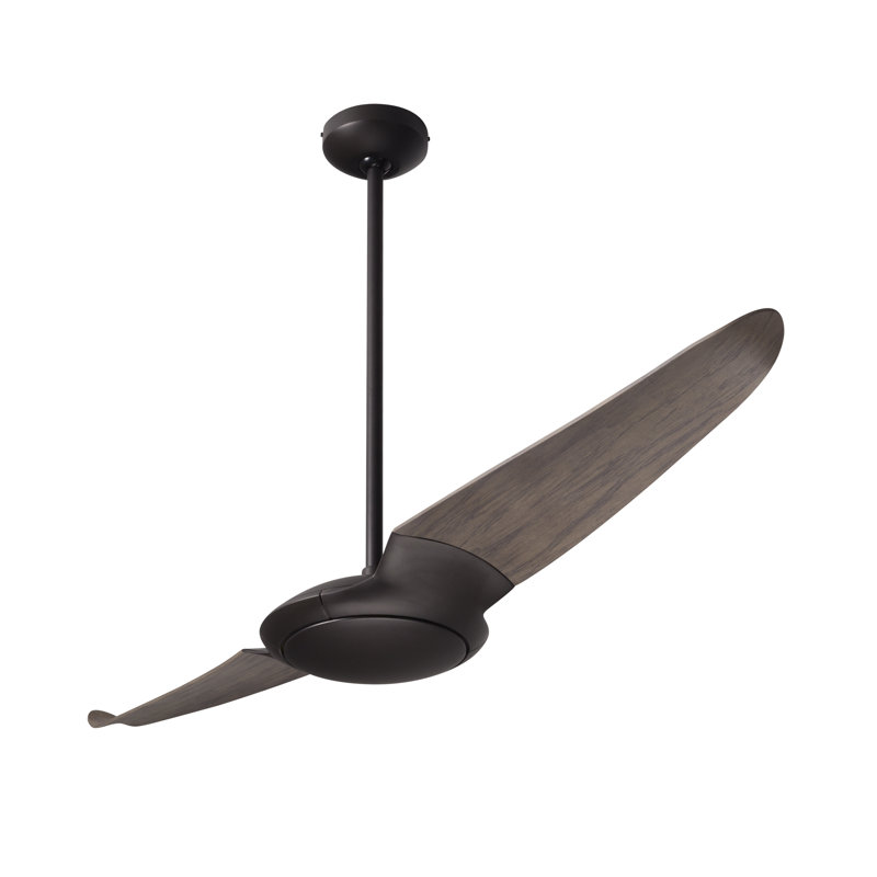 IC Air 56'' Ceiling Fan, Graywash, Wall/Remote Combo Control, Dark Bronze