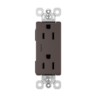 Radiant 15 Amp Tamper Resistant Decorator Duplex Receptacle Outlet