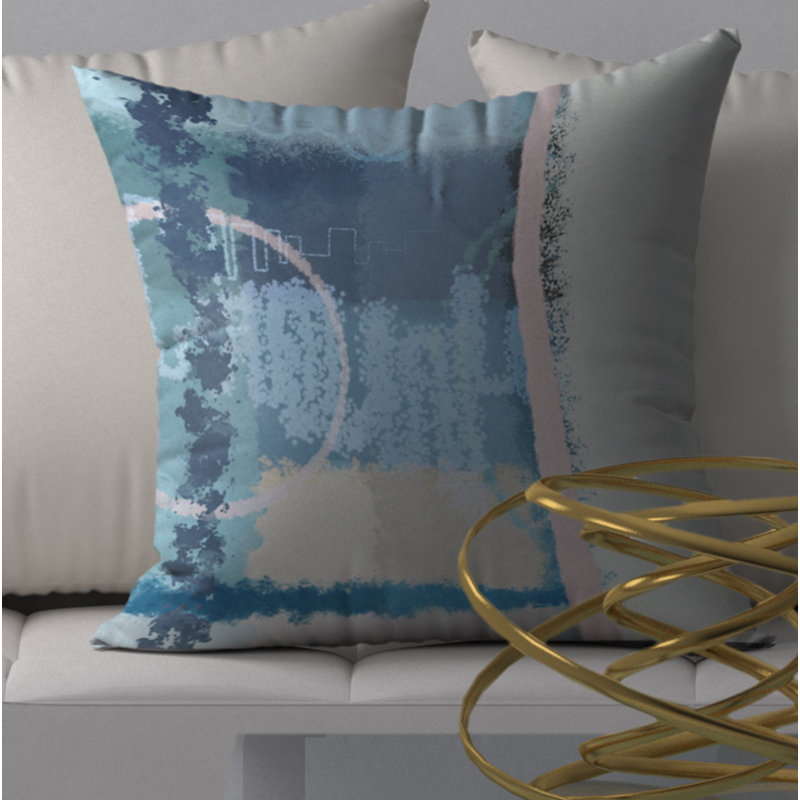 Housse de coussin décorative carrée Quick ACE, 18" x 18"