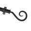 Adjustable 28" to 48" 0.81" Bay Window Single Curtain Rod