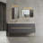 Cozy Design Tempered Glass Framed Wall-Mounted Bathroom Vanity Mirror-102799388-102799396-102799394