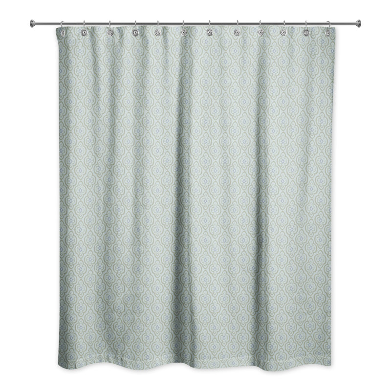 Ellie-Brooke Shower Curtain, Green