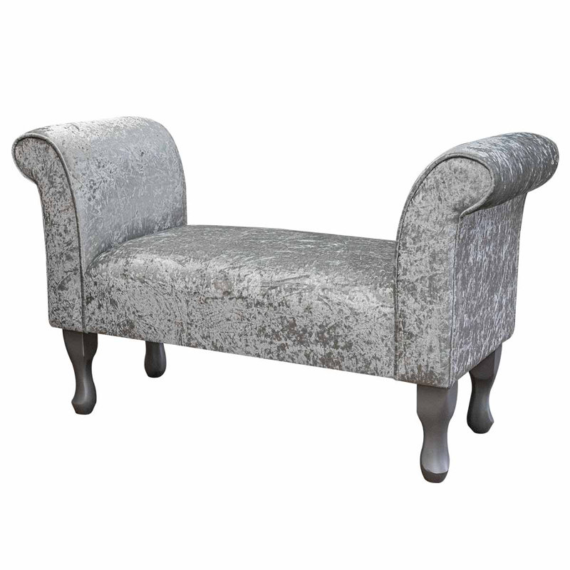 Upholstered Storage Bench, 63.5 x 104 x 40.5cm, Abstract