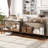 Narrow Console Table 2-tier Entryway Table With Storage 2 Support Bars Sofa Table