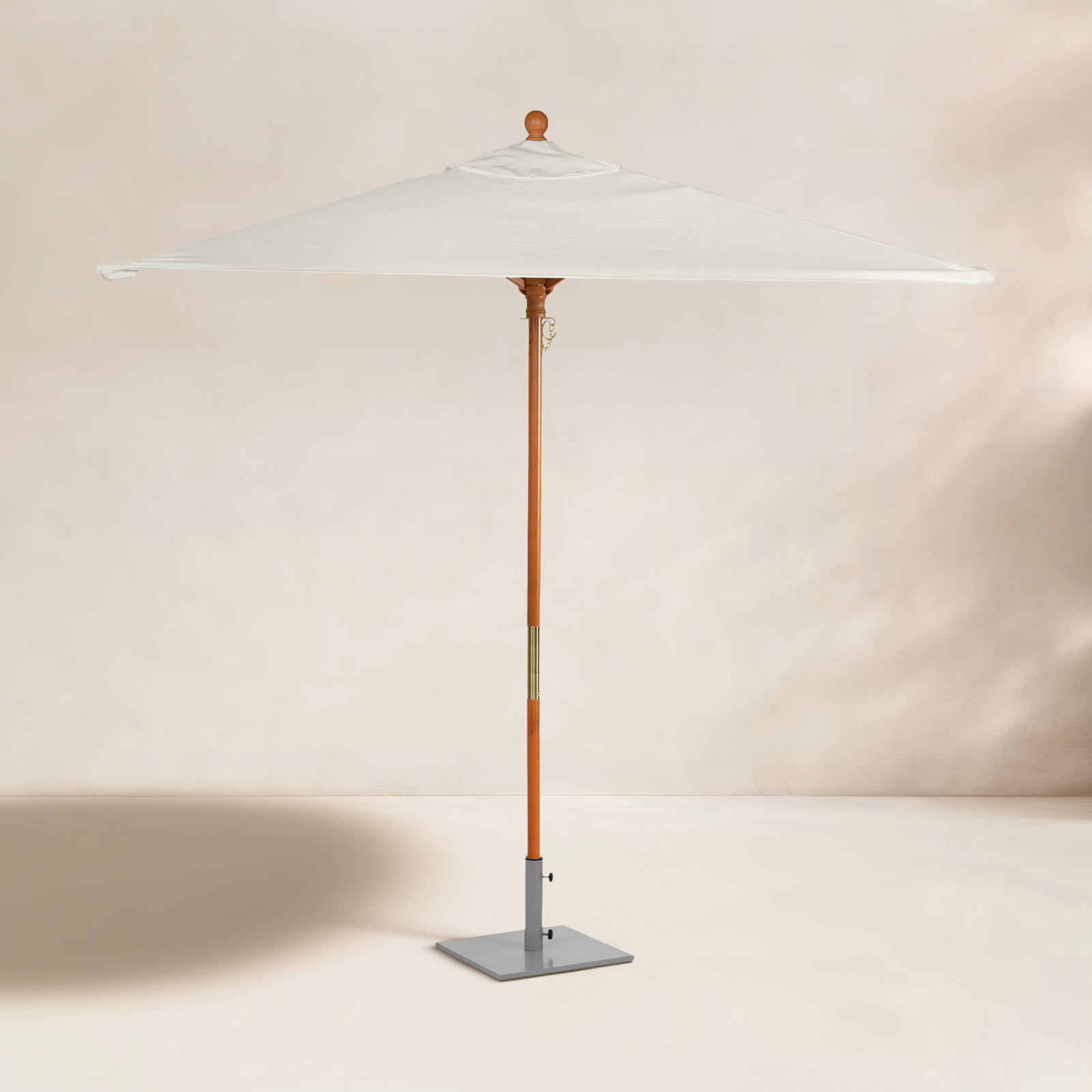 6' Sunbrella® Market Umbrella, Natural