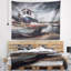 Tapisserie pour bateau de pêche old-28494627