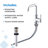 Parma Single Handle Single Hole Bathroom Faucet with Metal Touch Down Drain Included-35943708
