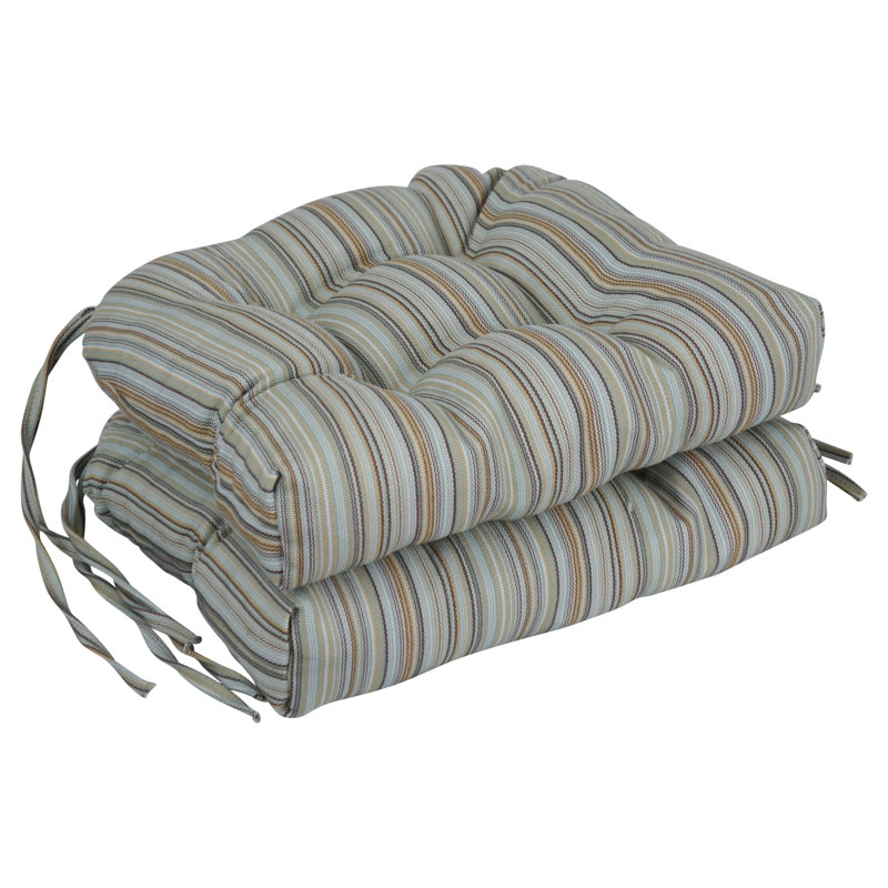 Outdoor 3.5'' Dining Chair Seat Cushion, Rydell Spray
