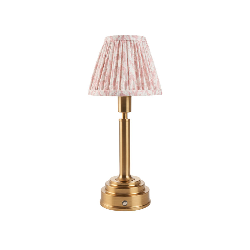 Upton Rechargeable Metal Table Lamp, Peachy Keen