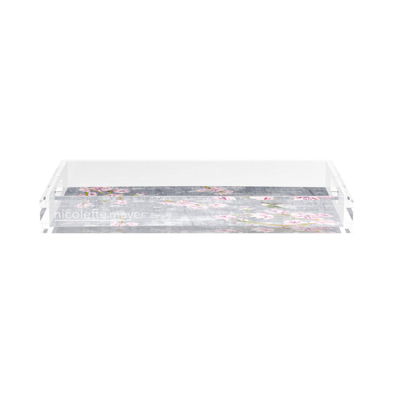 Plateau décoratif Blossom Fantasia, L 17 po x l 10,5 po x H 2 po