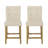 Contemporary Fabric Button Tufted Counter Stools-133252491-133252533