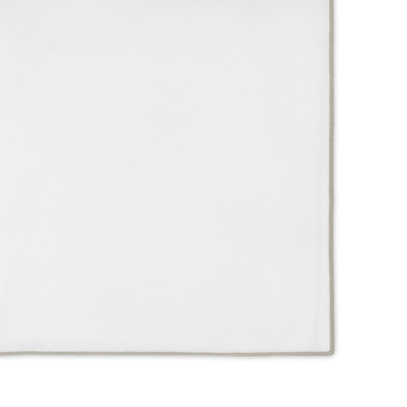 Arlo Cotton Blend Table Runner, 108" L x 15" W, Sterling