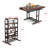 Witman 30.7" Extendable Folding Trestle Dining Table,kitchen table,dining room table,dining table,dining room table-337312528