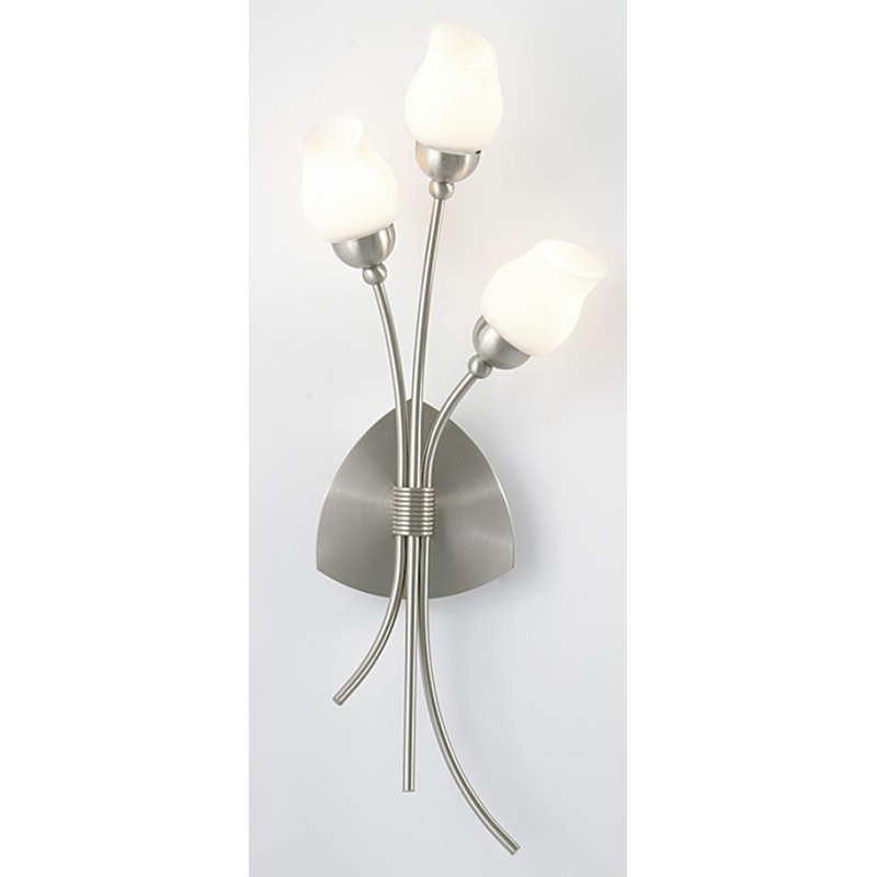 Kissinger 3-Light Dimmable Wallchiere, Chrome