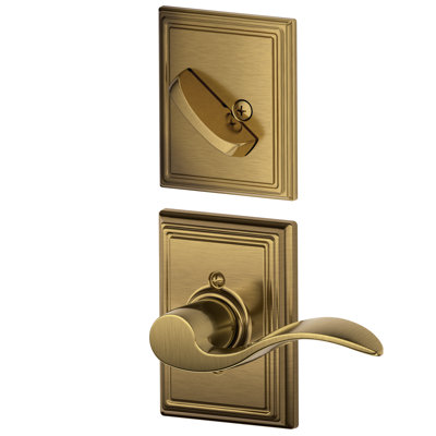 Addison Single Cylinder Interior Lever Set