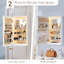 Armoire à bijoux peinte à la main Erionne 14,4 po de largeur