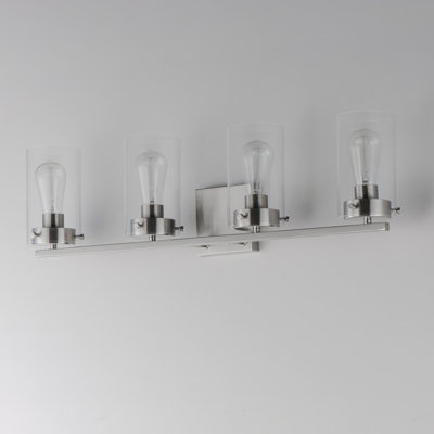 Éclairage de salle de bain à 4 lumières à intensité variable
