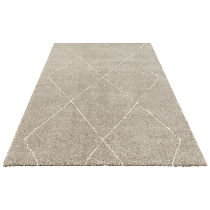 Massy Cream Rug, Rectangle 120 x 170cm
