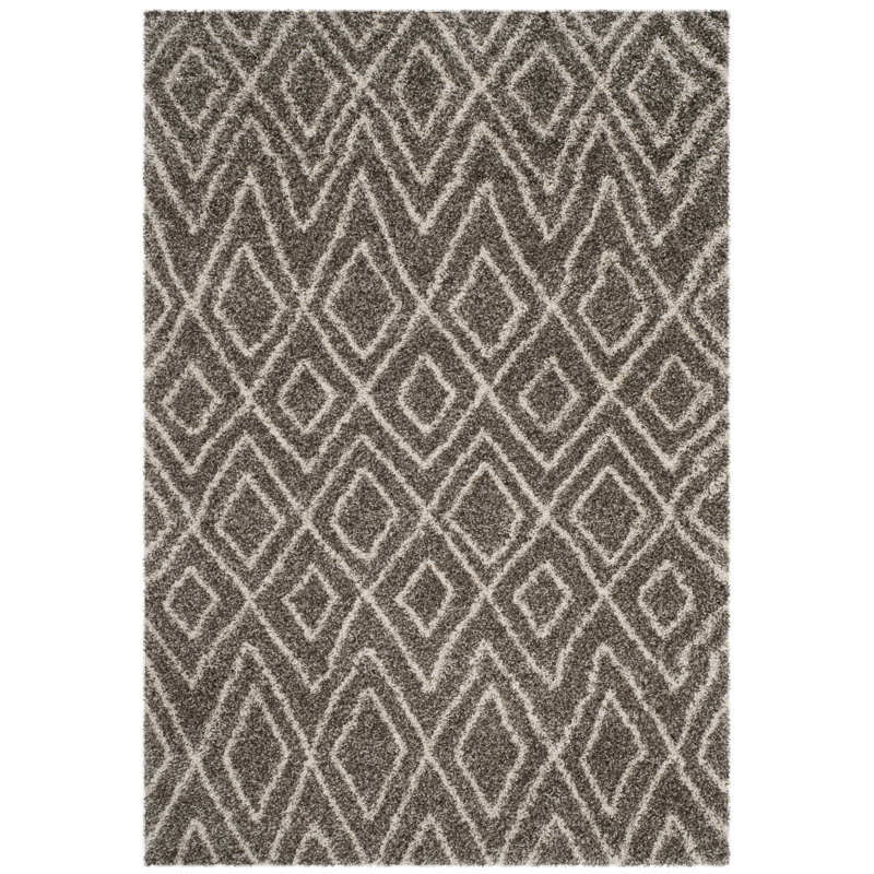 Adessa Shag Performance Geometric Rug, Rectangle 6' x 9'