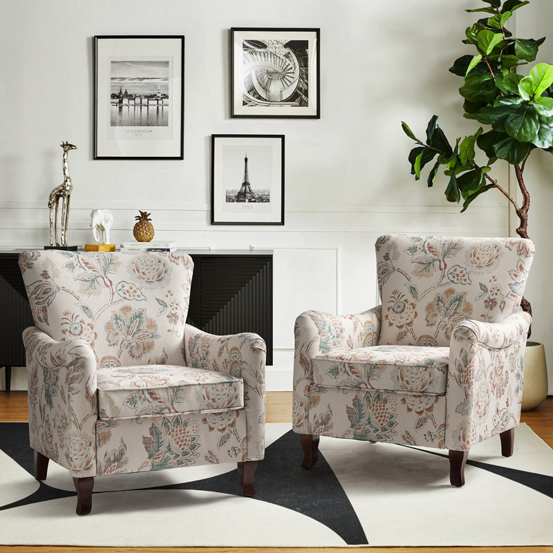 Cookson Upholstered Armchair, Jeacobean