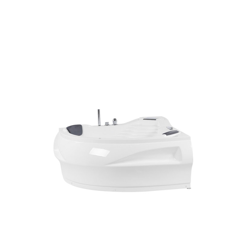 Moton 2100mm x 145mm Corner Whirlpool Acrylic Bathtub