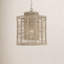 Luminaire suspendu tambour 1 lumière Aretha Karlie-172102250