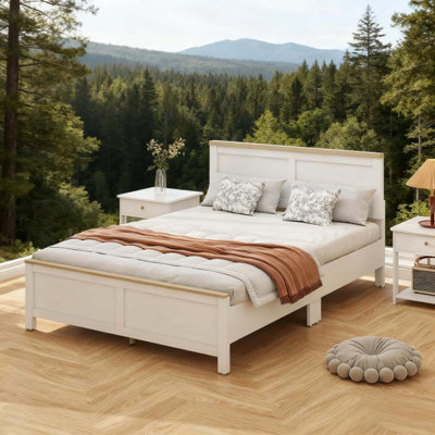 Full Bed Frame with Headboard