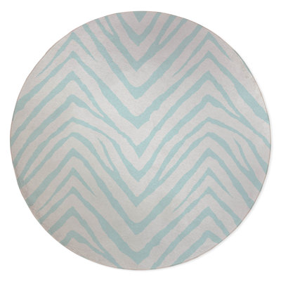 Zebra Stripe Non-Slip Outdoor Rug