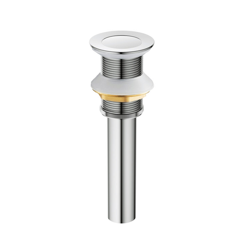 Bathroom Vessel Sink Pop Up Drain Stopper, Without Overflow, Chrome