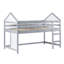 Lit mezzanine bas contemporain en bois massif-129918287