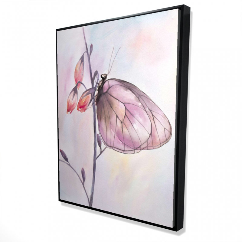 " Delicate Butterfly ", 48" H x 36" W