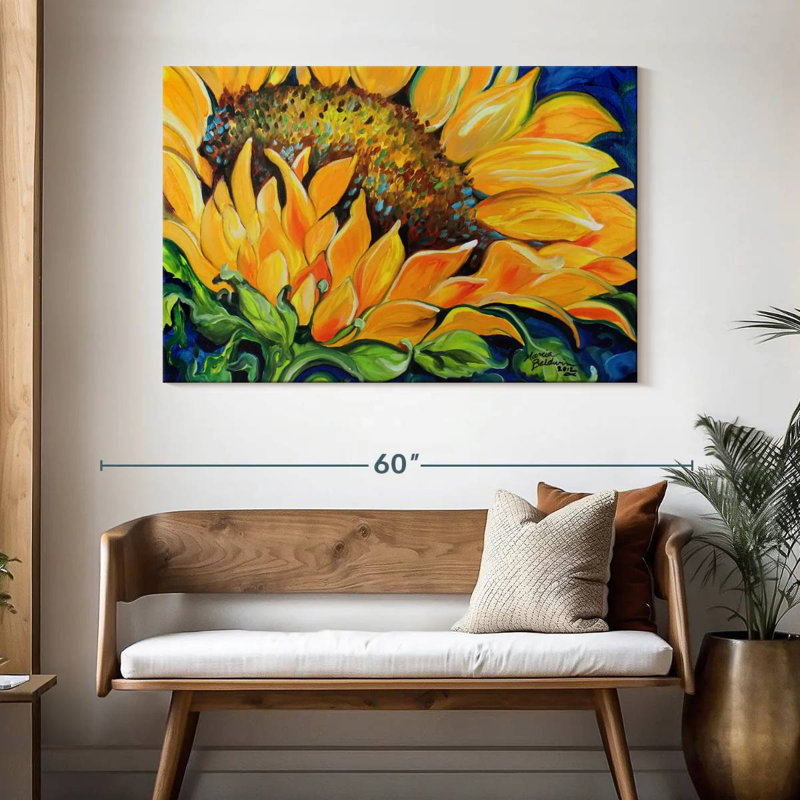 Tournesol Harnek - septembre, H 32 po x l 48 po
