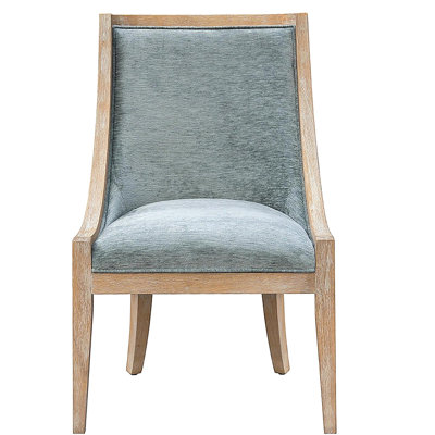 Decorative dining chair with nailhead trim